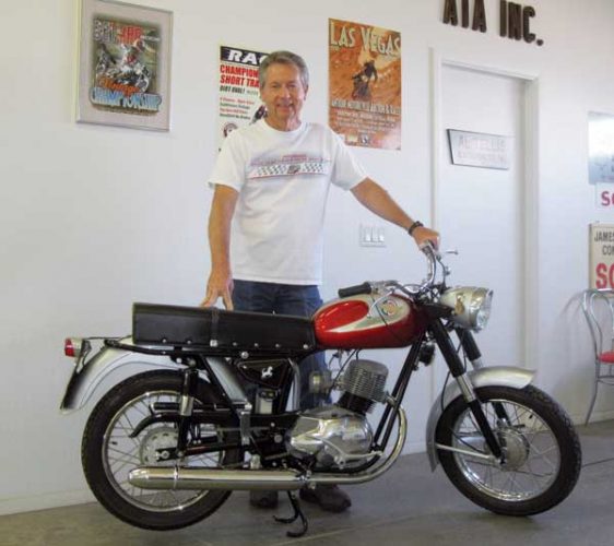 Evel Knievel and a Norton P-11